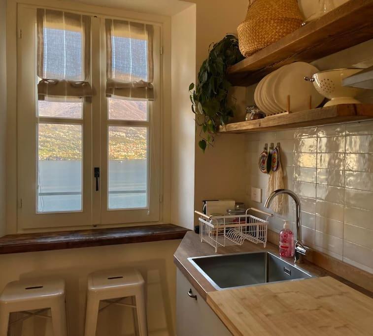 Il Noce Lake View Apartment Lezzeno Luaran gambar