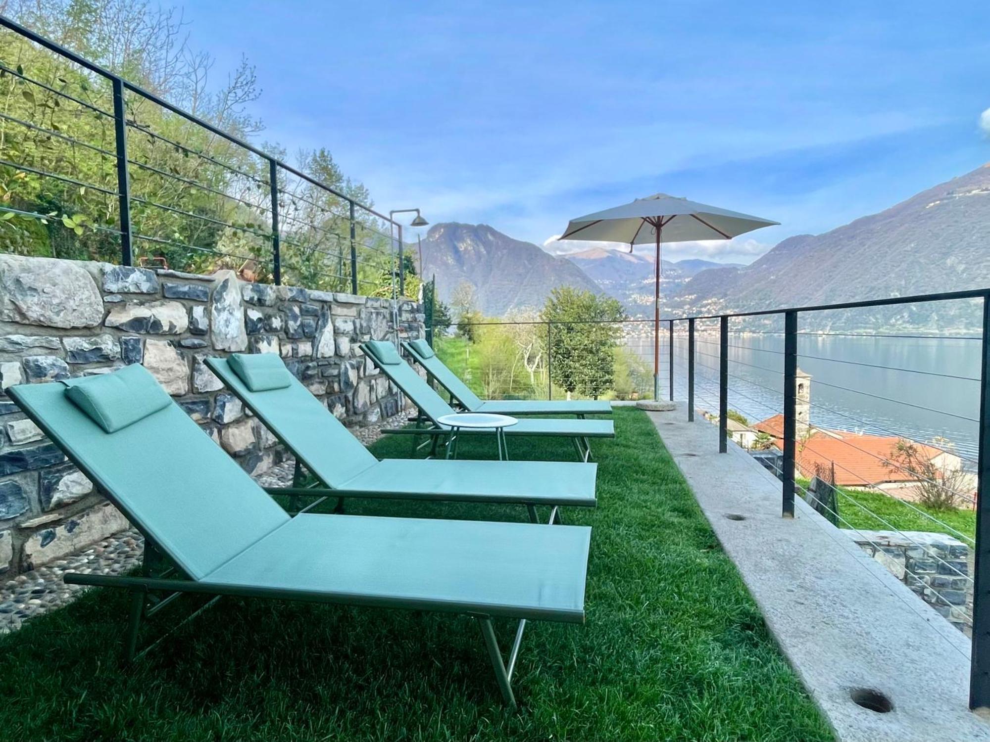 Il Noce Lake View Apartment Lezzeno Luaran gambar