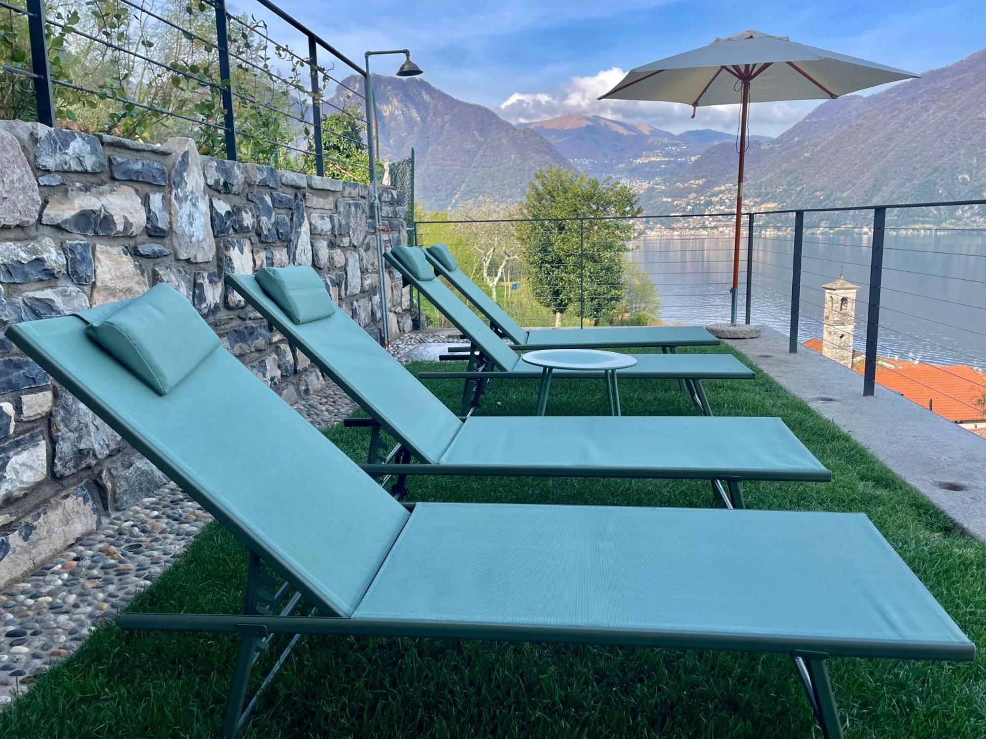 Il Noce Lake View Apartment Lezzeno Luaran gambar