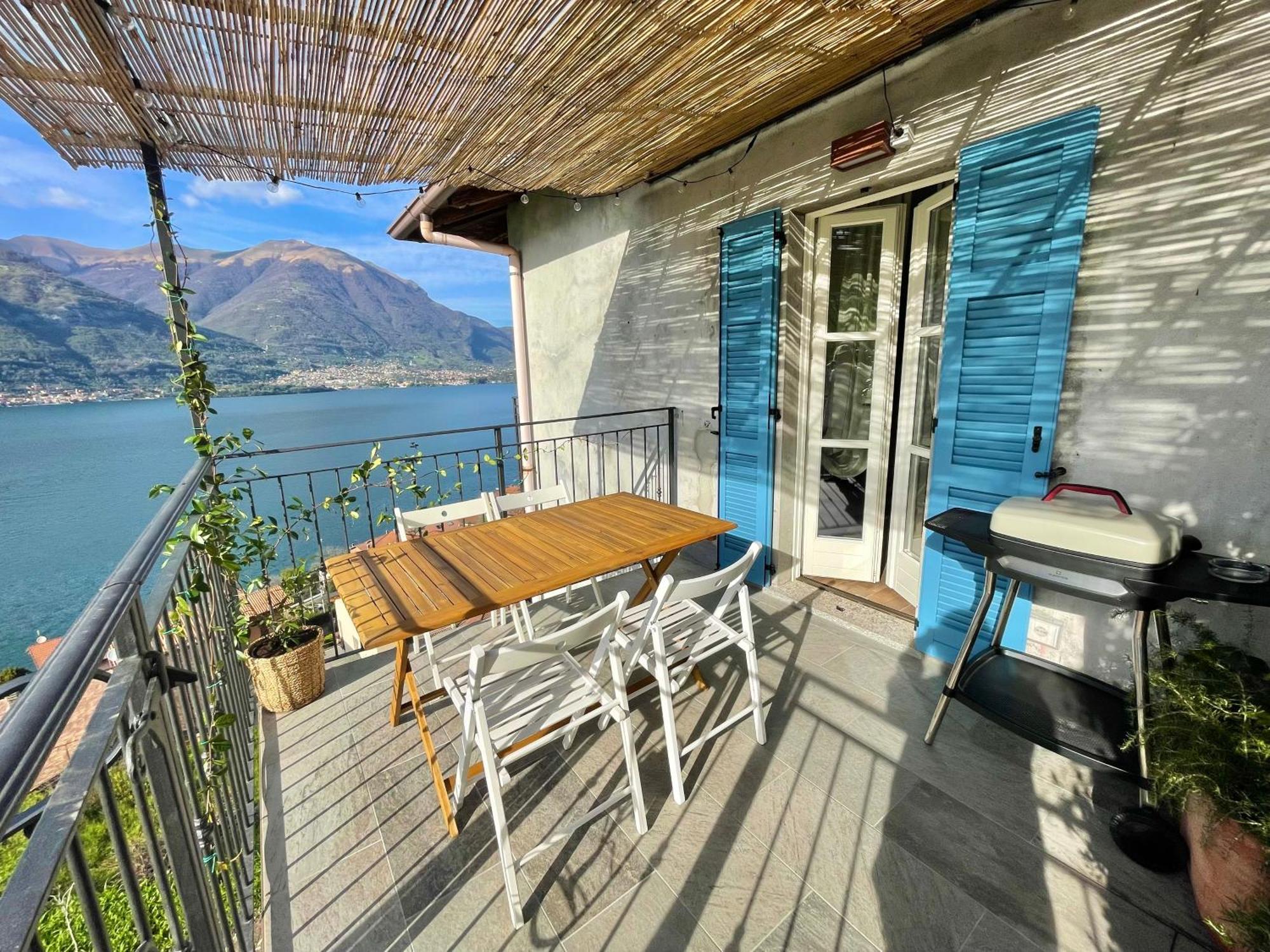 Il Noce Lake View Apartment Lezzeno Luaran gambar